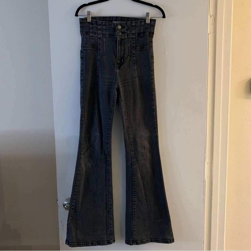 Free people high rise flare jeans
